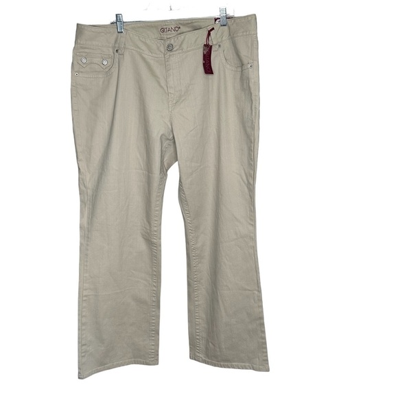 Gitano Pants - New Gitano Women’s Jeans Size 22W Tan BNWT